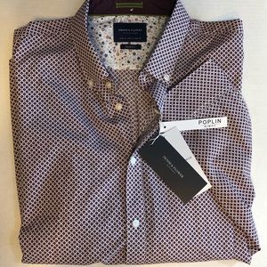 🎁2/$30 NWT Denim & Flower Button Down Front